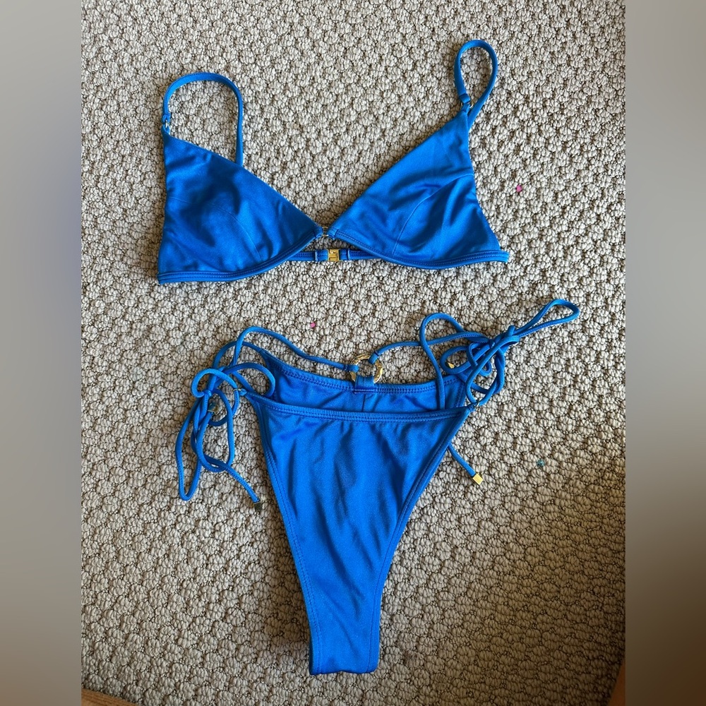 Sommer swim blue bikini S/M